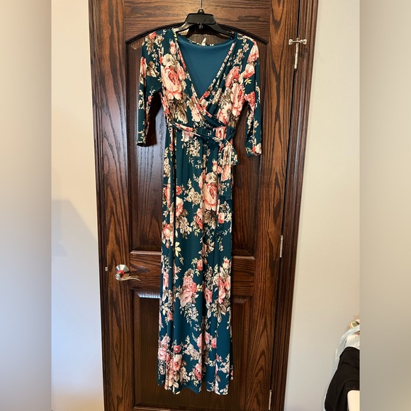 Pinkblush Dresses & Skirts - Pink Blush Floral Maternity Maxi